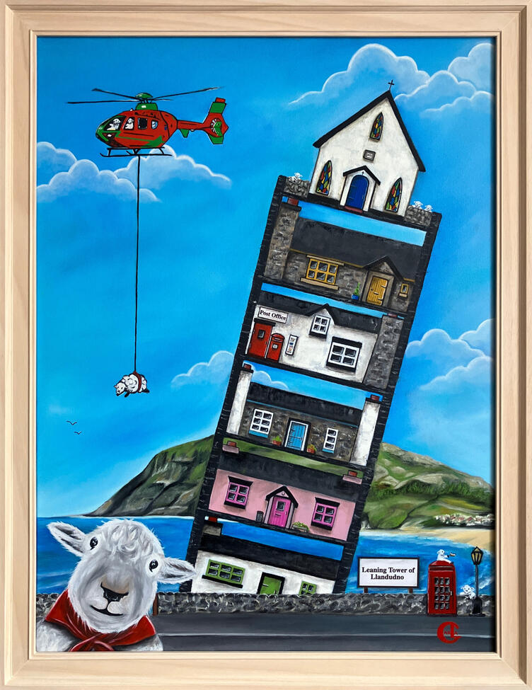 Leaning Tower of Llandudno - 61x81cm - £625