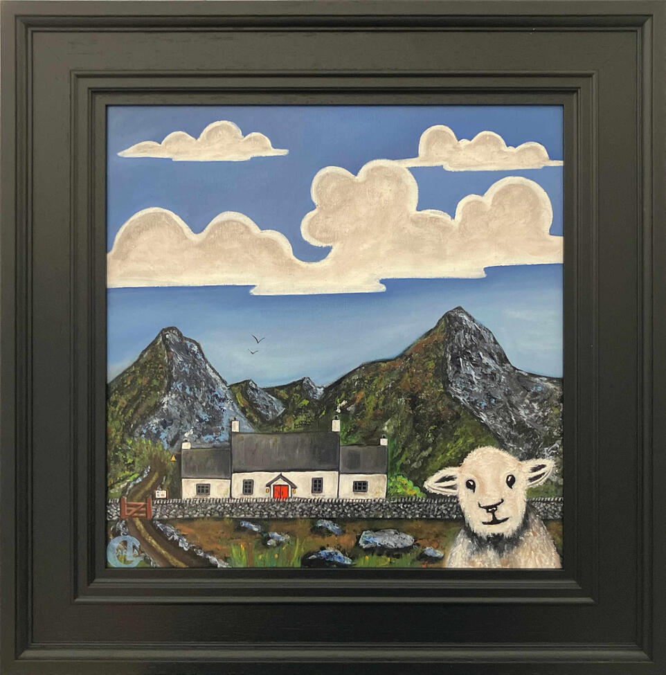 School House - 40x40cm - Sold