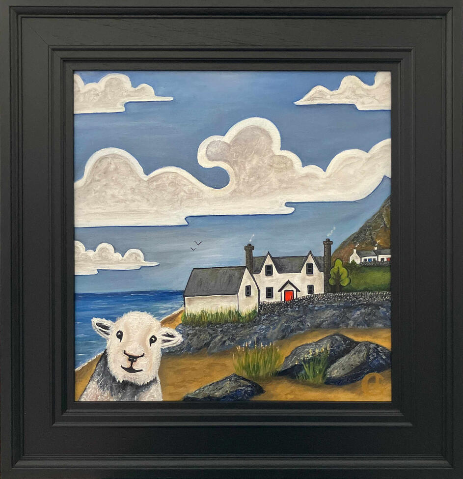 Beach - 40x40cm - Sold