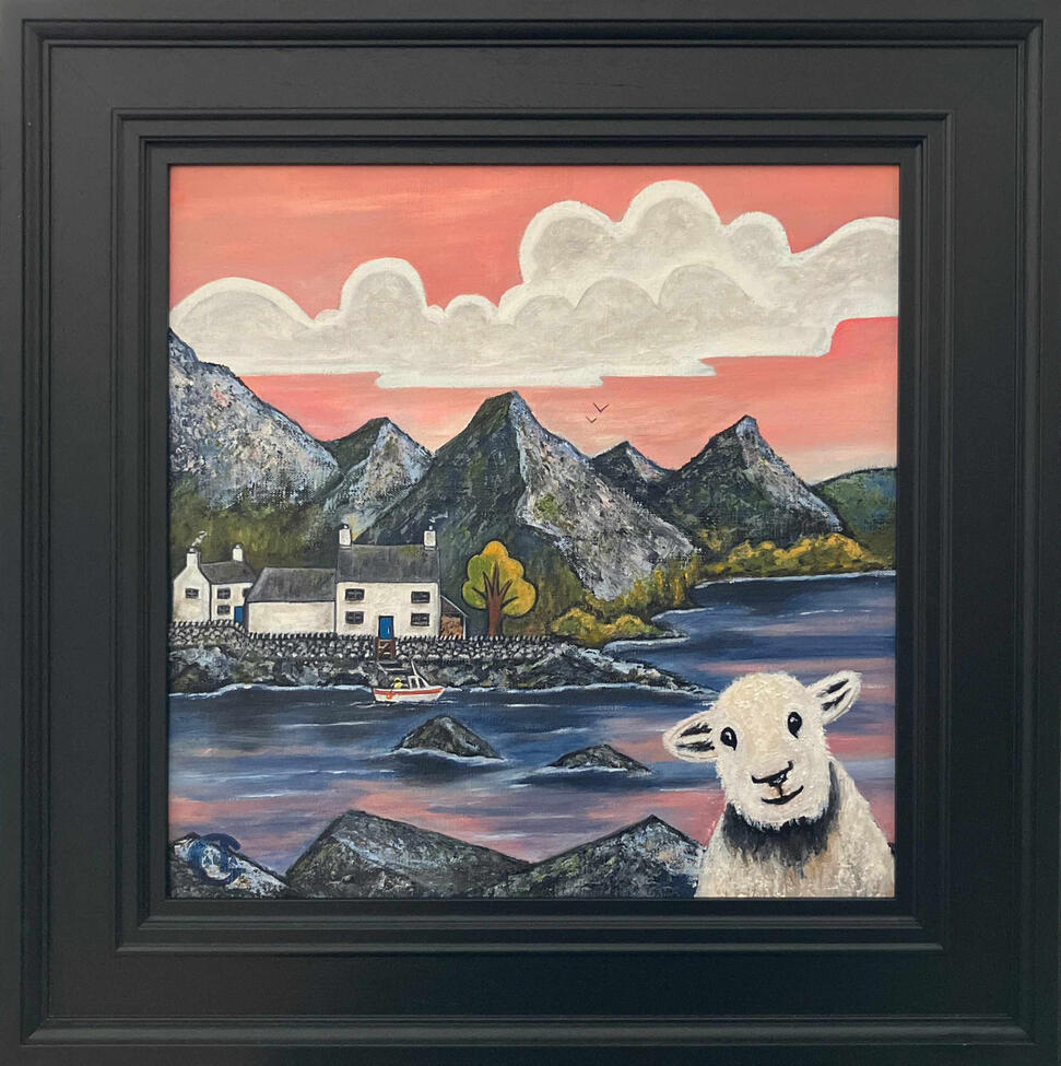 Back Home Again - 40x40cm - Sold