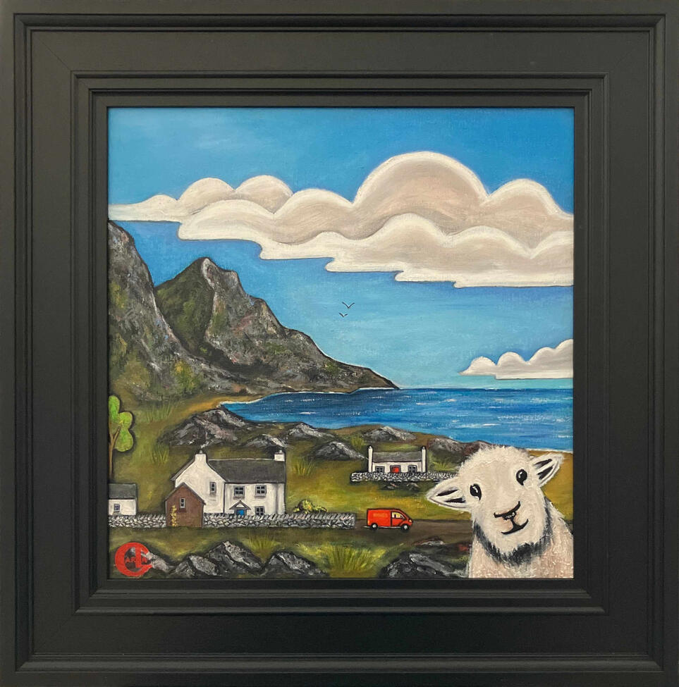 Morning Post - 40x40cm - £325 - Sold