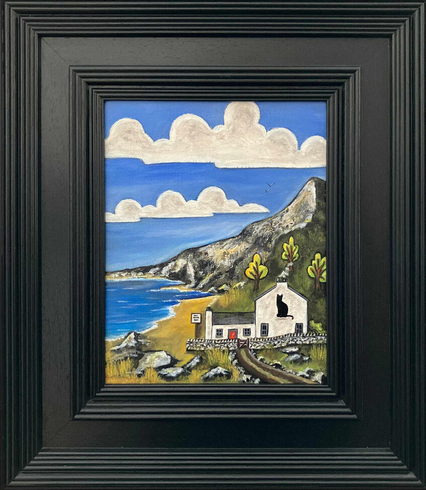 Black Cat Pub - 25.4cm x 20.32cm - £195