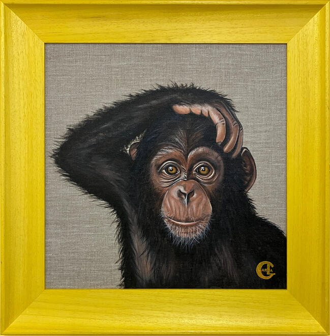 Gloria In Yellow - 40x40cm - Reserved